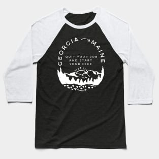 Appalachian Trail Georgia to Maine Baseball T-Shirt